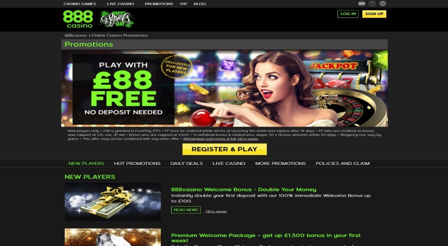 888 casino reload bonus